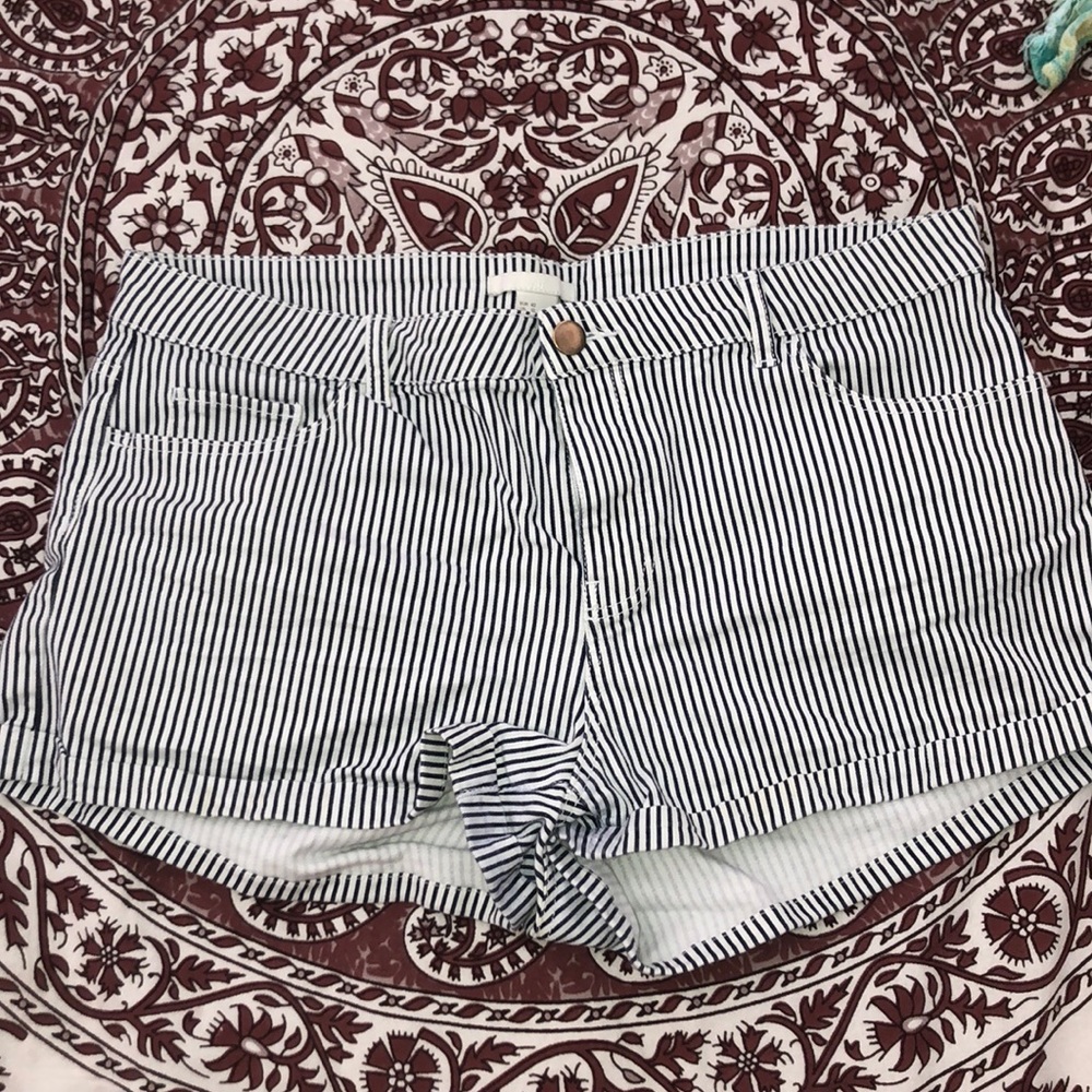 H&M Juniors Pinstripe Shorts